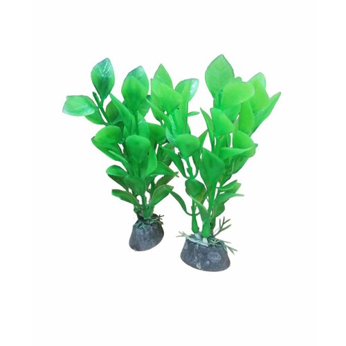 Искусственное аквариумное растение 3шт в наборе Зеленый 265₽