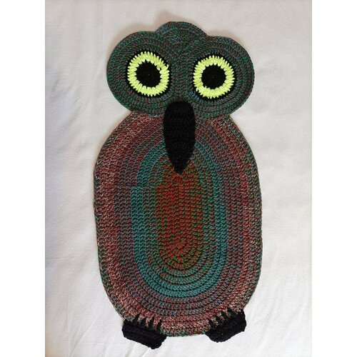 Вязаное покрывало «Сова» ручной работы 4 в 1