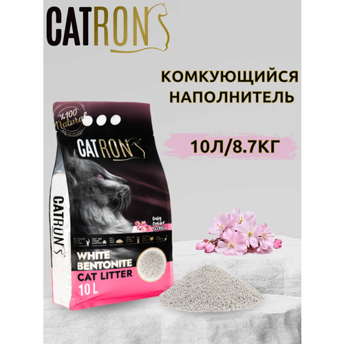 Catron Baby Powder Комкующийся наполнитель для кошек, детской присыпки 10л/8.7кг