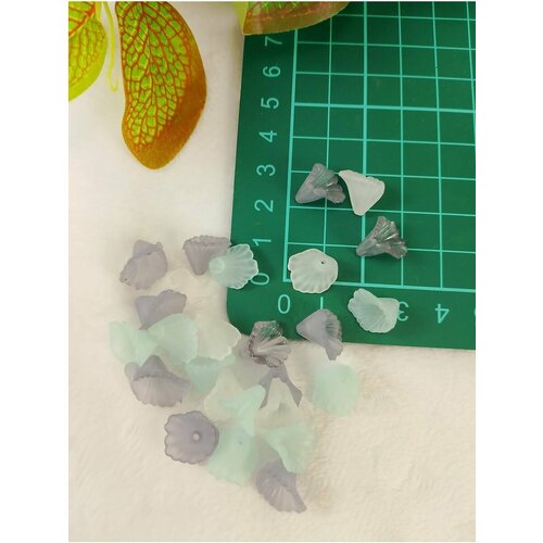 Цветок акрил 12штук 250₽