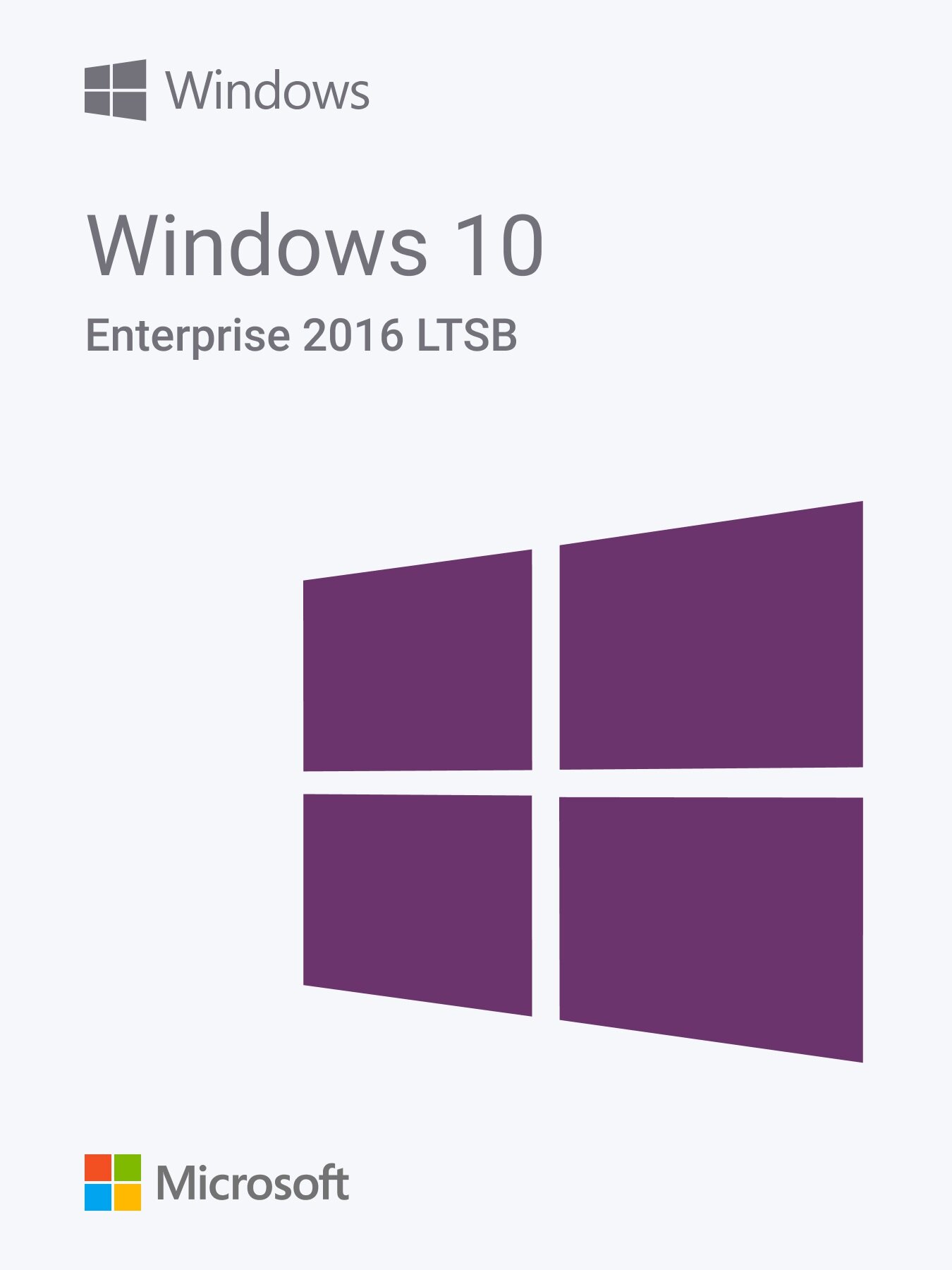 Microsoft Windows 10 Enterprise (Корпоративная) 2016 LTSB / Бессрочная лицензия для 1 устройства