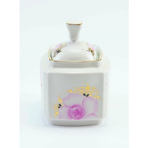 Сахарница Мид ручная роспись Розовые розы 1220₽