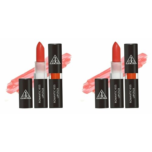 Кремовая помада для губ Jigott Romantic Kiss Lipstick 02 Edge Gold Shine 35 гр 2 шт 1145₽