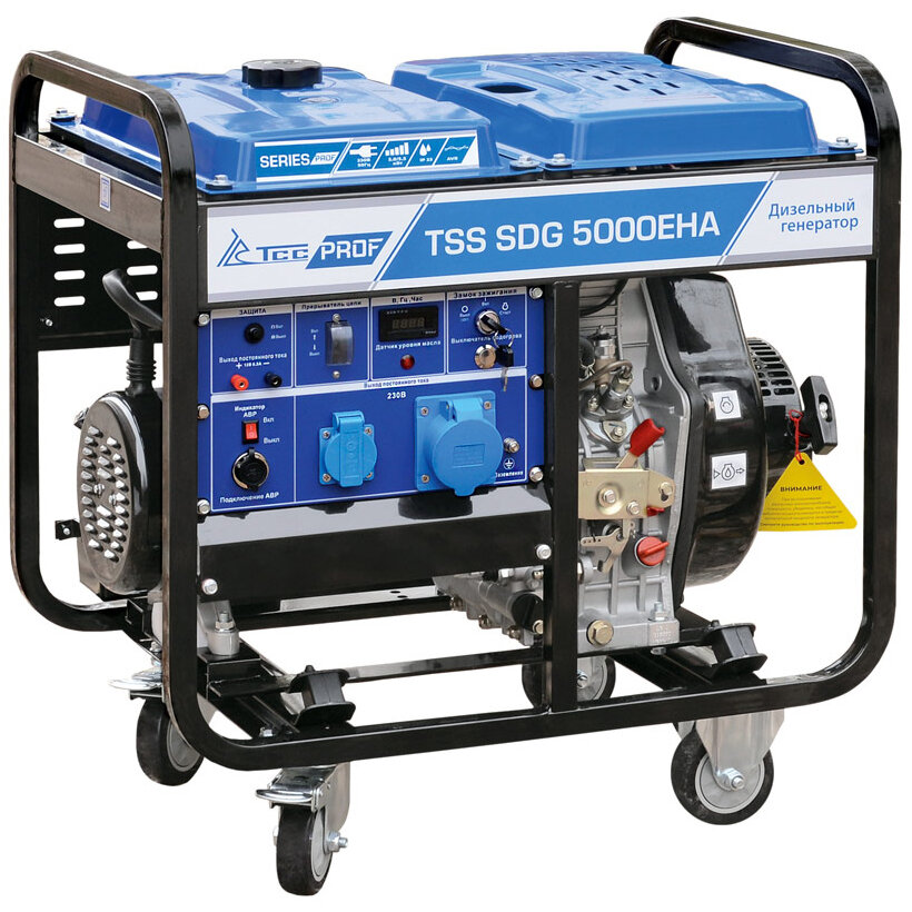 Дизельный генератор TSS SDG 5000EHA 77012