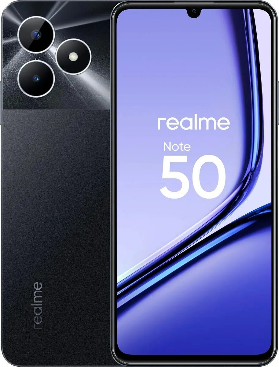 Смартфон Realme Note 50 3/64Gb/Черный/RU