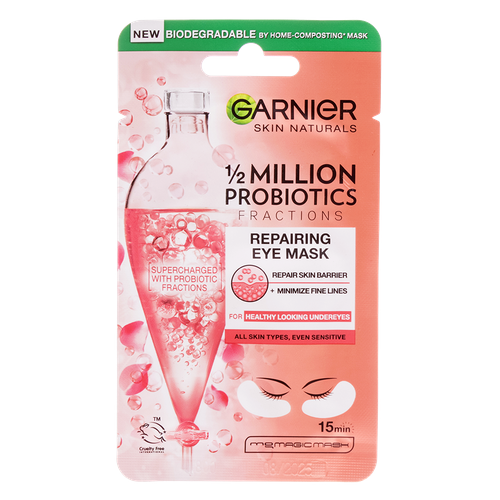 Garnier Skin Naturals Патчи тканевые с пробиотиками восстанавливающие 1 уп
