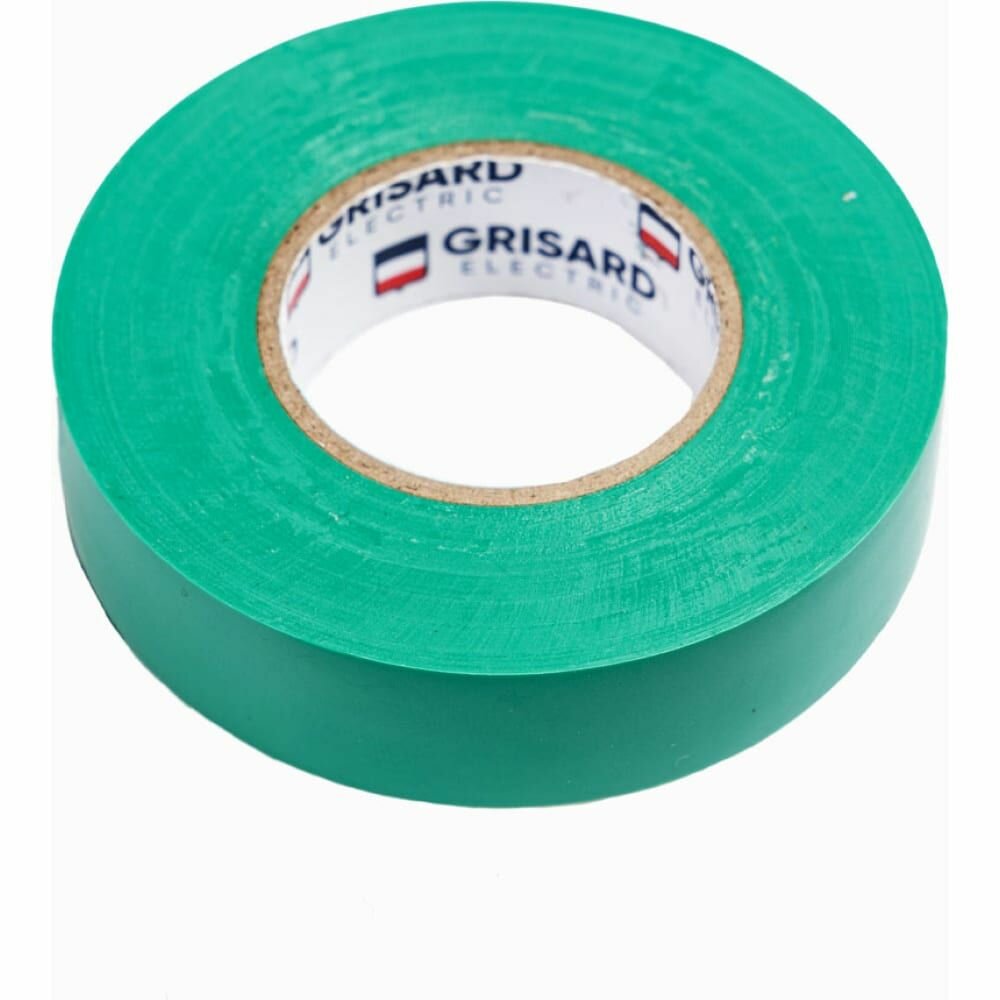 Grisard Electric Изолента универсальная 0,18x19 мм зеленая 20 метров GRE-013-0006(1)