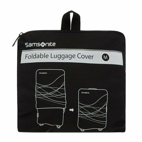 Чехол для чемодана Samsonite, размер M, черный for chevrolet aveo luggage trunk lock block cover plastic decorative cover lock cover 13501990