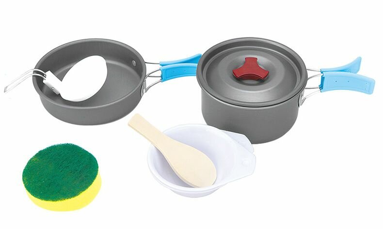 Набор посуды BRS: 1 кастрюля, 1 сковородка (1 - 2 персоны)