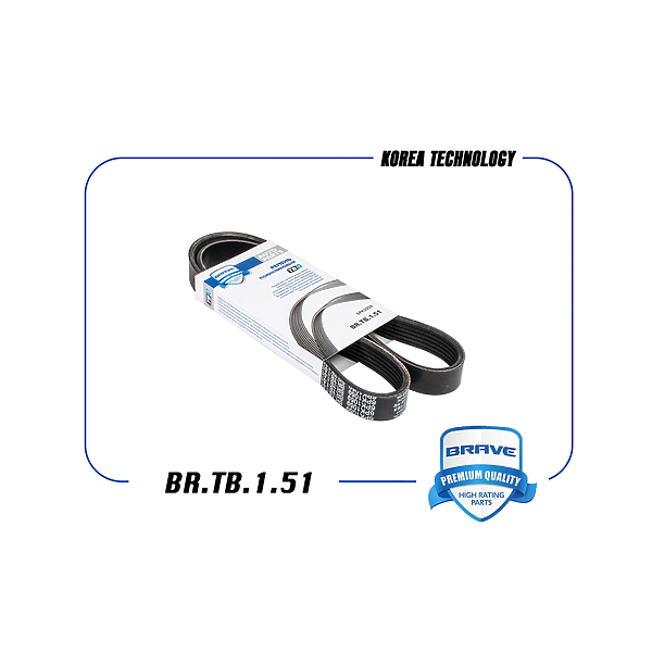 Brave BR. TB.1.51 ремень поликлиновый 6pk1059 br. tb.1.51 Focus (Фокус) II 1.6 без кондиц.