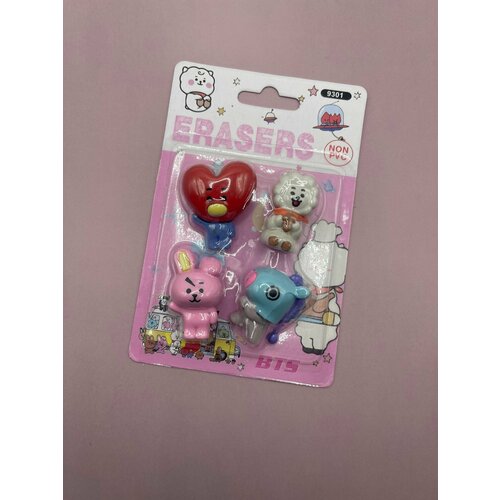 Ластики фигурные Любимые игрушки 4 шт 259₽