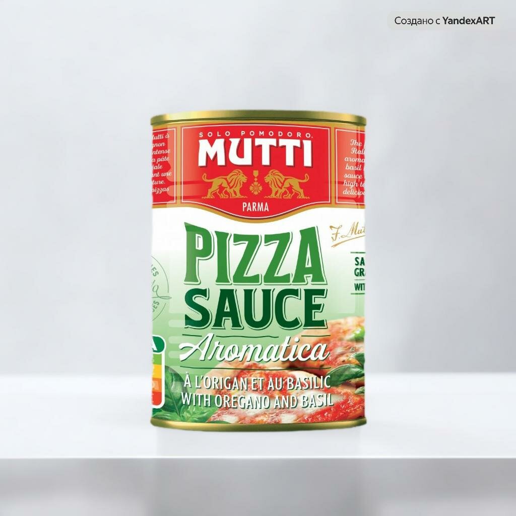Пюре томатное Mutti Pizza sauce Aromatizzata 400г - фото №12