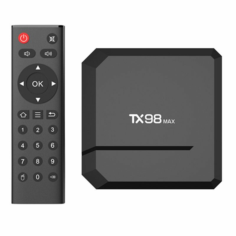 Смарт ТВ приставка Tanix TX98 Max 2/16GB Allwinner H618 Android 12.1 Wi-Fi 2.4/5GHz Smart TV Box 4K UHD Андроид ТВ бокс Медиаплеер