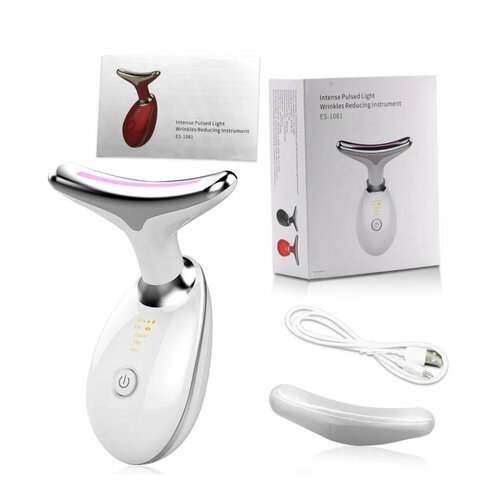 Микротоковый лифтинг-массажер для лица и шеи Intense Pulsed Light Wrinkles Reducing Instrument ES-1081 1599₽