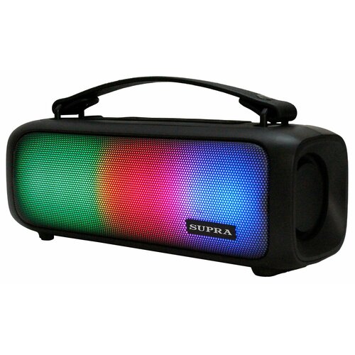 Аудиомагнитола Supra BTS-510 черный 20Вт MP3 FMdig USB BT microSD 361100₽