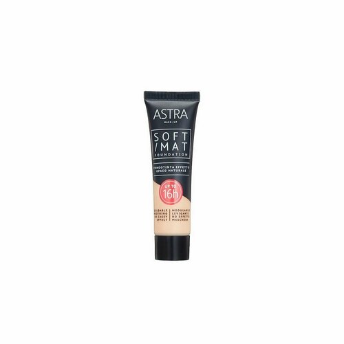 Тональная основа astra soft mat foundation вес 30гр 02, - 1шт