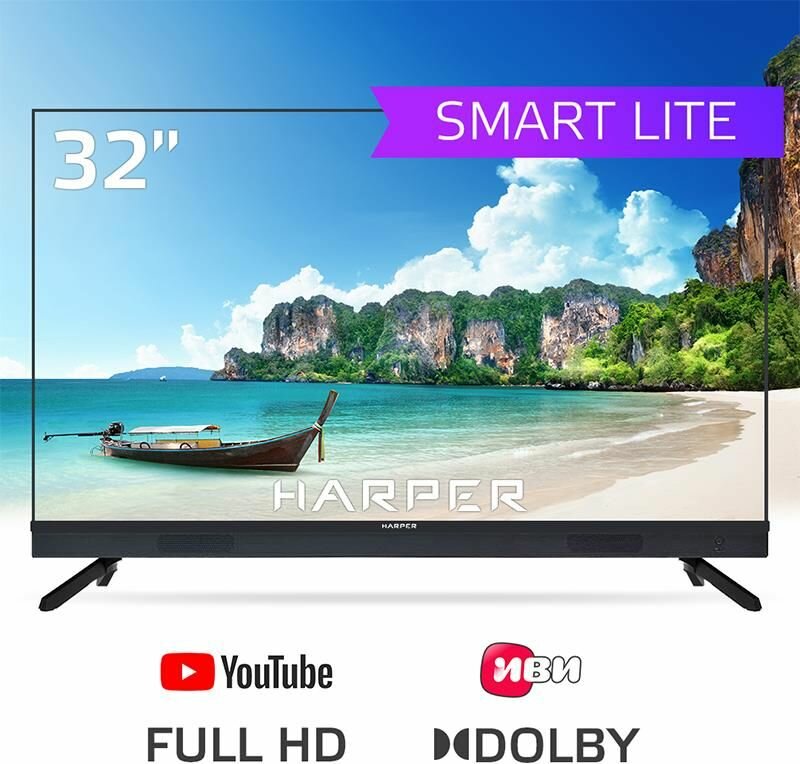 HARPER 32R821TS SMART TV 32" черный