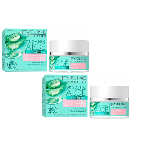 Увлажняюще-успокаивающий крем-гель для лица создан для интенсивного увлажнения и питания нормальной и чувствительной кожи. Придает коже плотность и упругость, препятствует потере влаги. Возвращает свежесть и мягкость, успокаивает раздражения, покраснения, регенерирует и увеличивает эластичность. В комплекте 2 шт