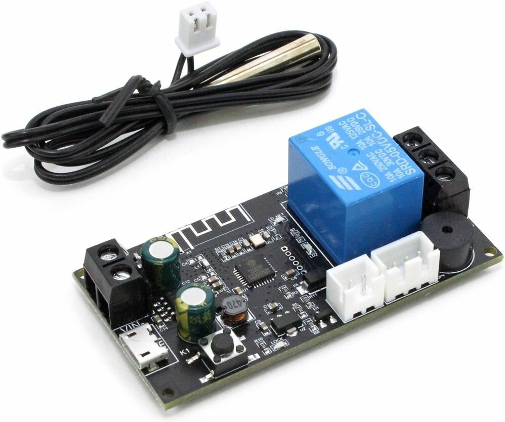 фото Wi-Fi-термостат с выносным термодатчиком -40 . +100С, XY-WFT1