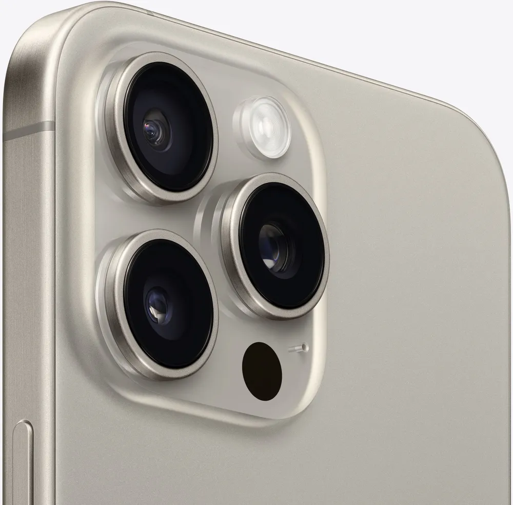 Смартфон Apple iPhone 15 Pro 256 ГБ Natural Titanium, CN, Dual nano SIM — фото 1