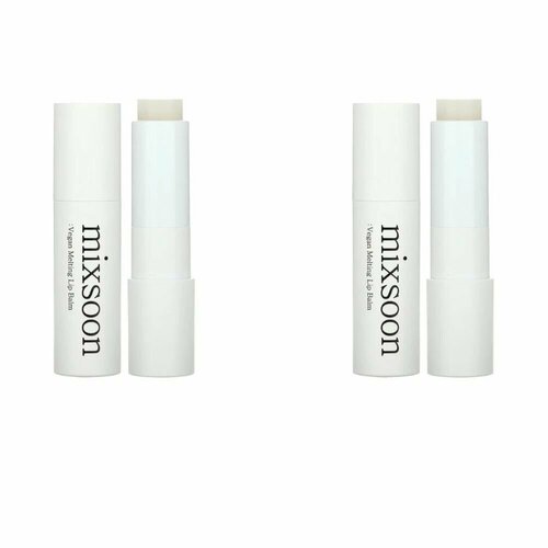 Mixsoon Бальзам для губ mixsoon Vegan Melting Lip Balm 01 Clear 41 г 2 шт 2948₽