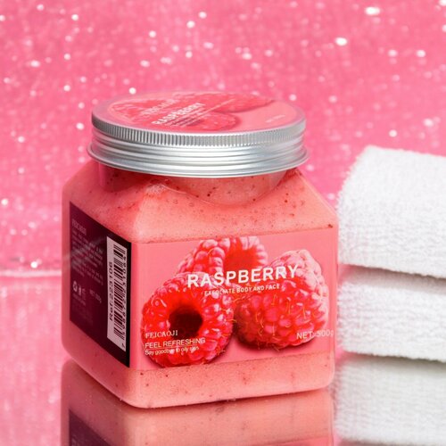 Крем-Скраб для тела обновляющий с малиной 500 мл 531₽