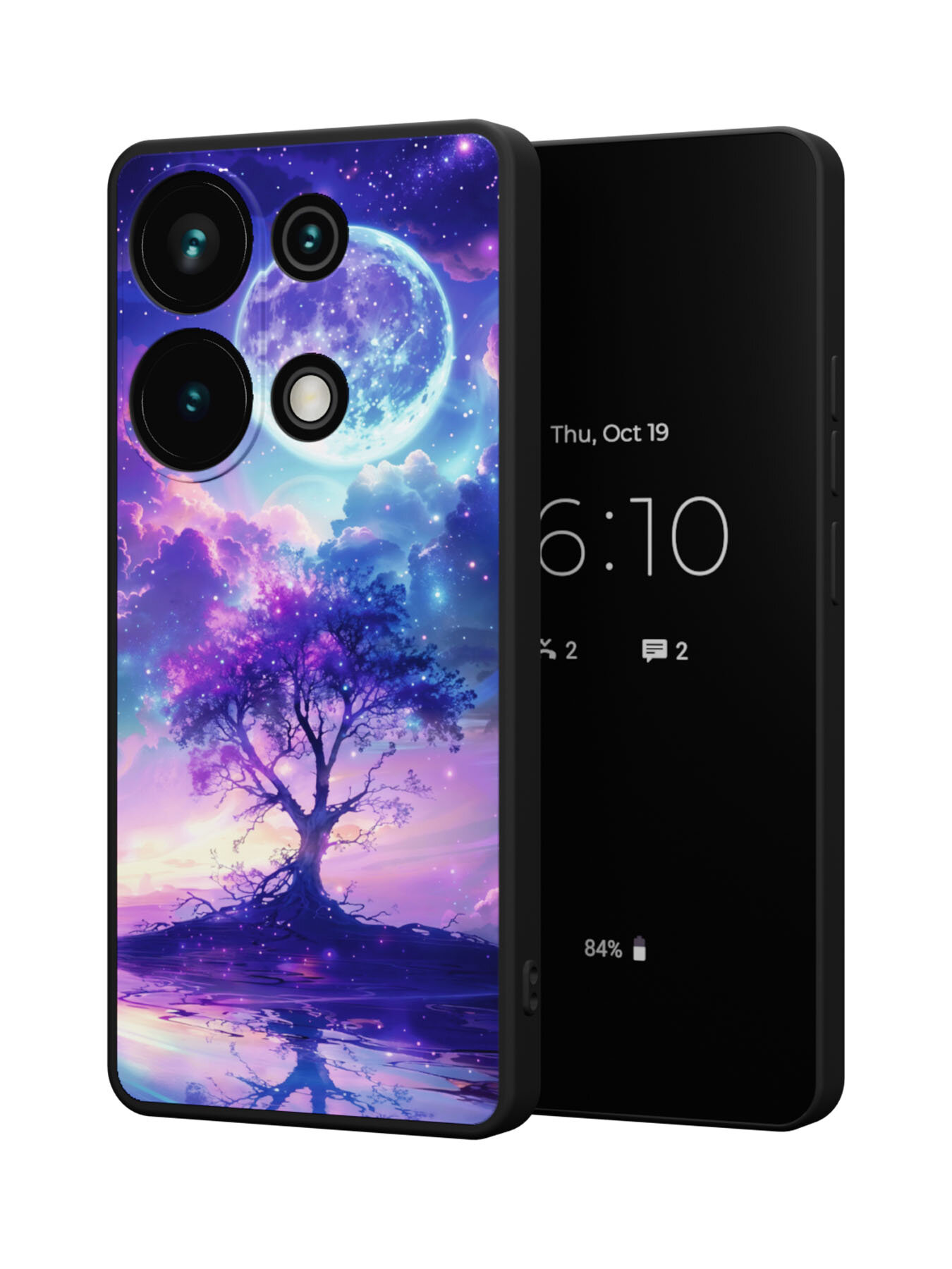 Силиконовый чехол Mcover на Xiaomi Redmi Note 13 Pro (4G) / Poco M6 Pro (4G) (для Редми Нот 13 Про 4Джи и Поко М6 Про 4Джи), с рисунком Дерево