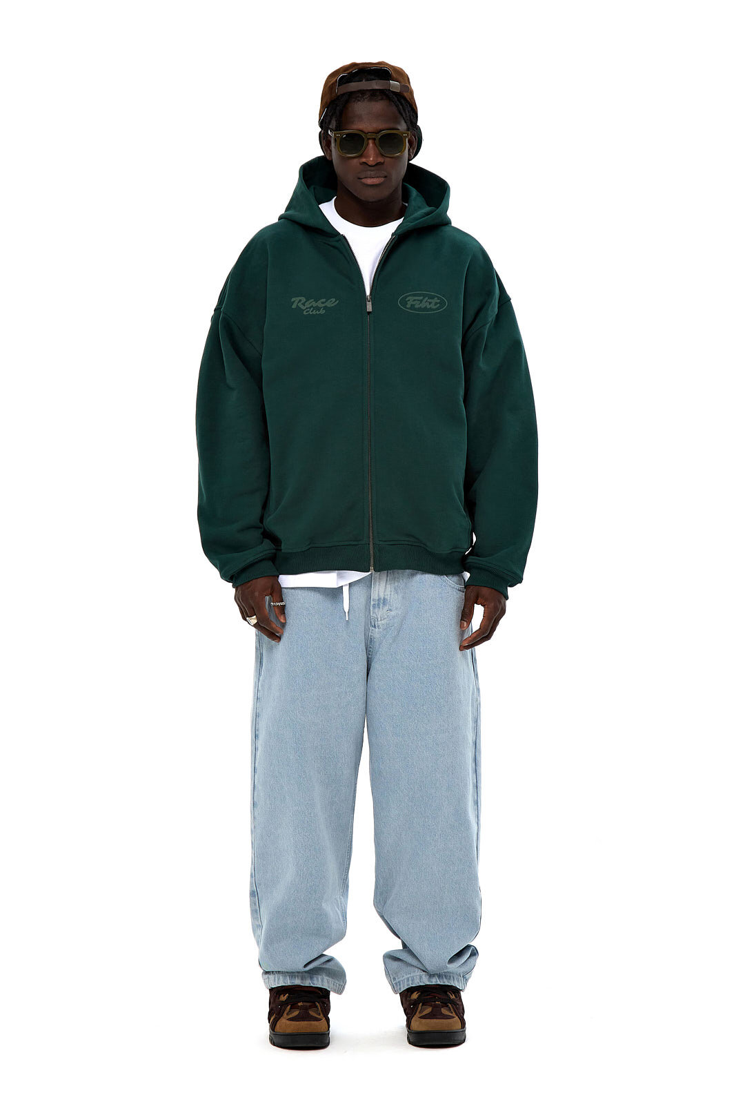 Худи FRHT Zip Race Club (Green) (L)