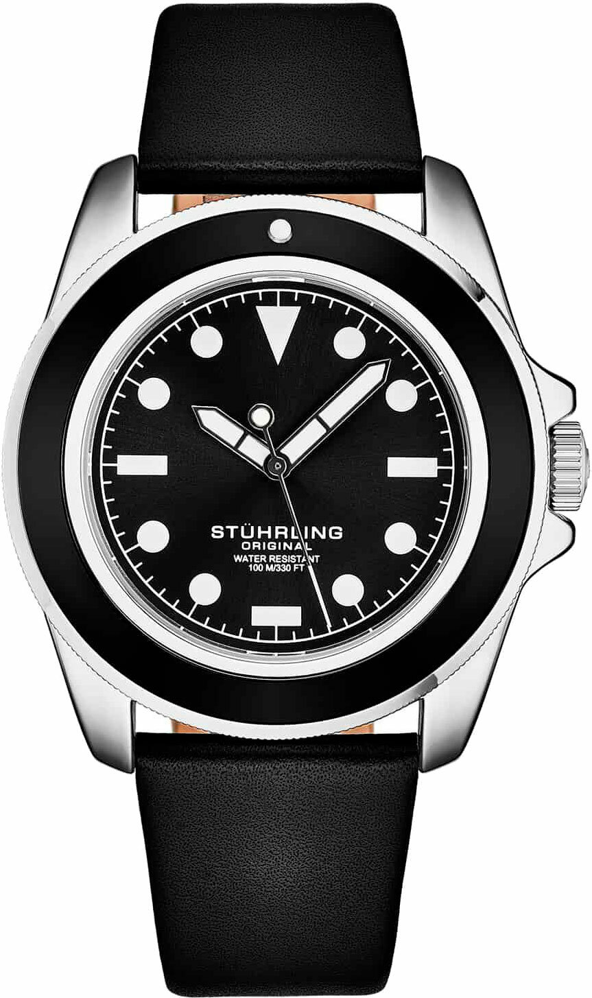 Наручные часы STUHRLING Aquadiver, черный