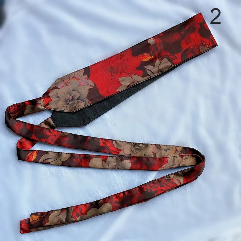 Женский атласный пояс Оби