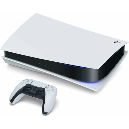 Игровая приставка Sony PlayStation 5 256 ГБ SSD без игр белый 90899₽