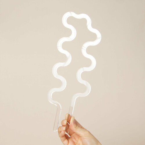 Опора для комнатных цветов и растений Plant*Secrets MOUSSON, прозрачная, высота 30 см