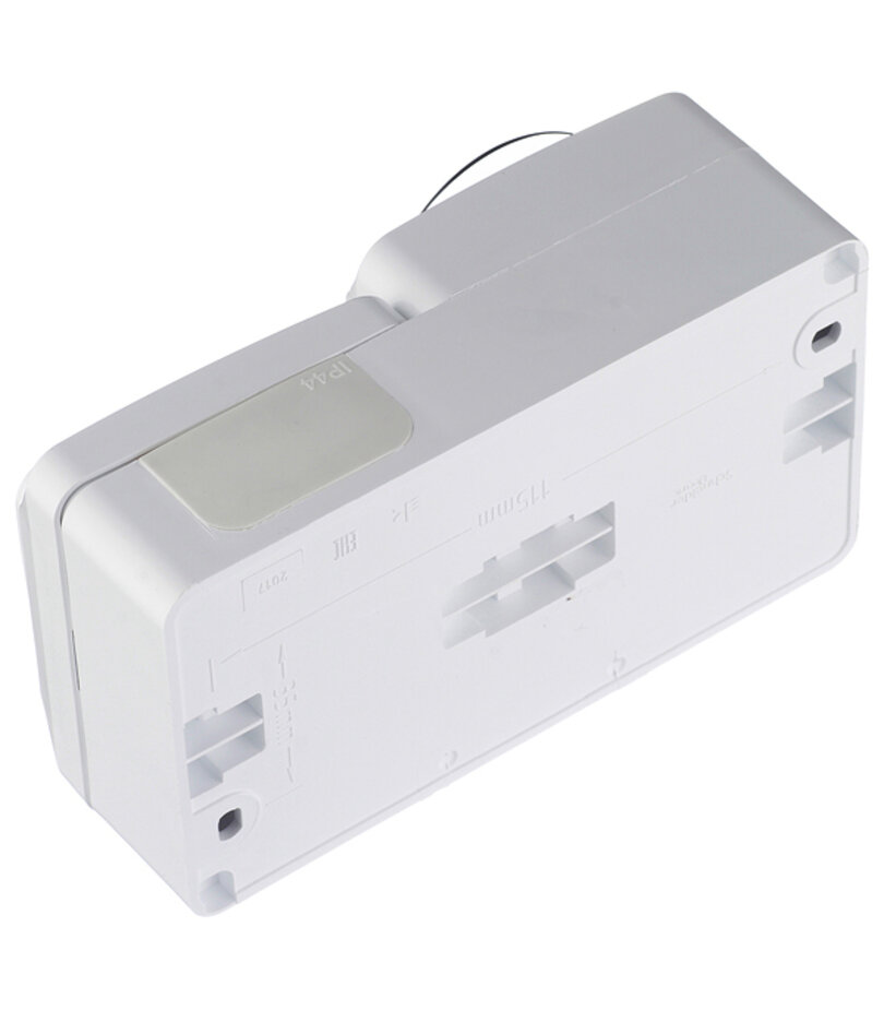 Этюд BPA16-241B Блок комбинированный горизонтальный (1 кл.+1 роз., 10+16 А, IP44, в сборе, открытая установка, з/к, шторки, крышка, белый) Schneider Electric - фото №13