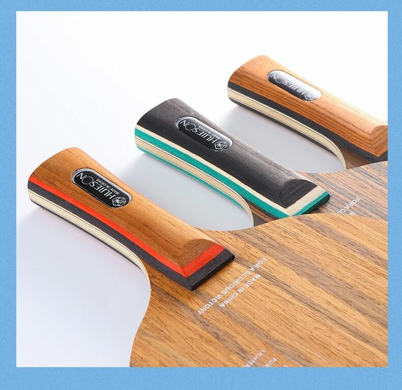 Основание ракетки Huieson "Engineer Timber H2", дерево, 2 слоя, прямая ручка — фото 1