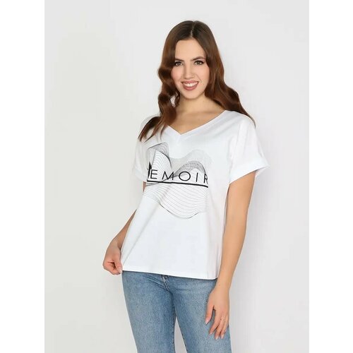 фото Футболка fashion margo, размер 44, белый