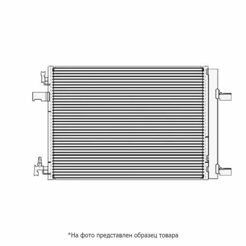 Радиатор кондиционера для Вольво S80 1998-2006 год выпуска (Volvo S80) ACS TERMAL 1040103