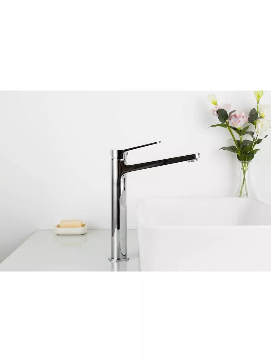 Смеситель Frap F1061-2 H61, для раковины, латунь, вертикальный монтаж, хромированный