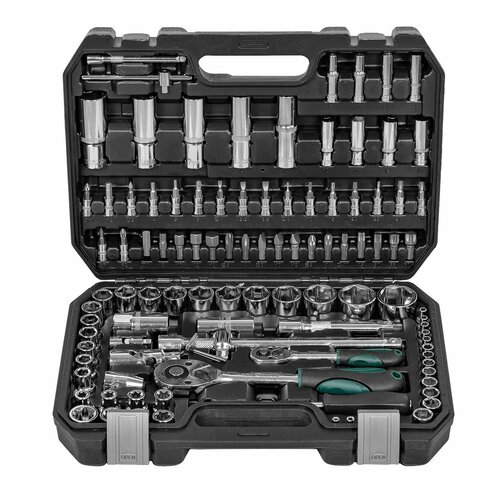 Набор инструментов 108 предметов для авто, для мастерской, ключи, головки, биты, авто инструменты в кейсе