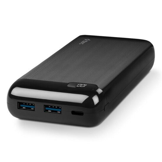 Внешний аккумулятор Ttec PowerSlim LCD PD 20000 mAh 20W, черный
