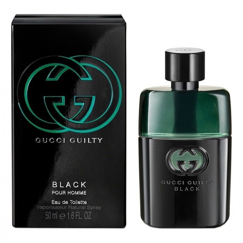 Gucci Guilty Black pour homme 50 мл, туалетная вода Мужская