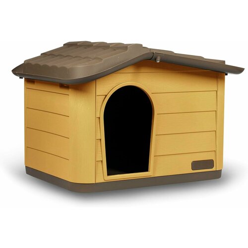Будка пластиковая MP-Bergamo Kennel Princess (60*51*41cм) Медовый