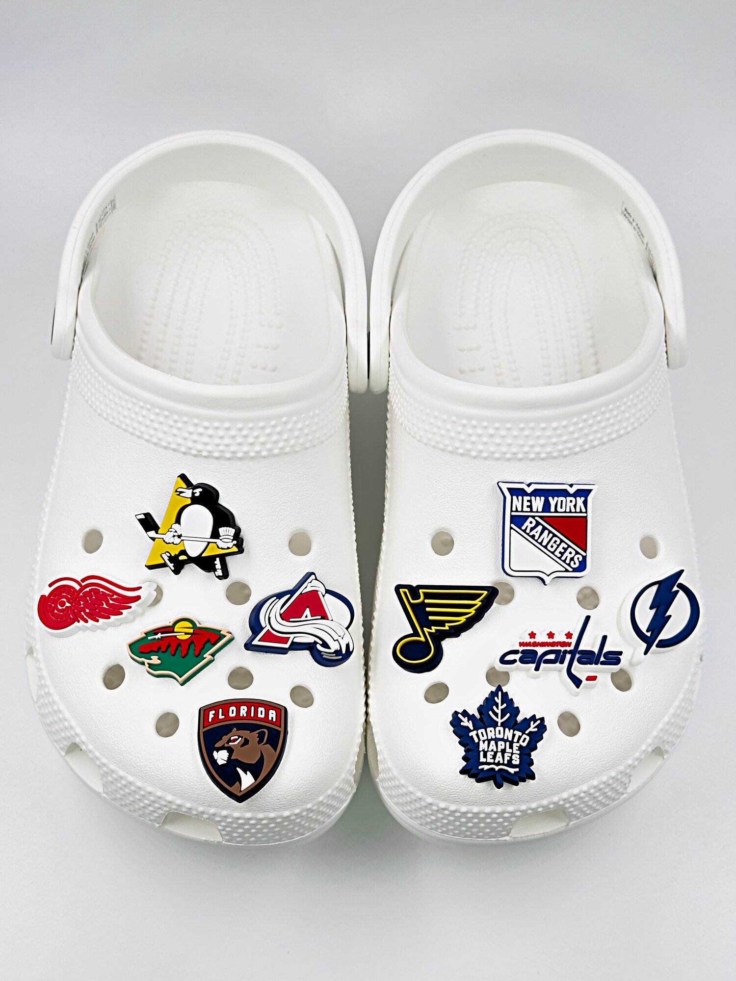 Украшения для обуви джибики("Хоккей", "НХЛ(NHL)"), Джибитсы(10 штук) — фото 1