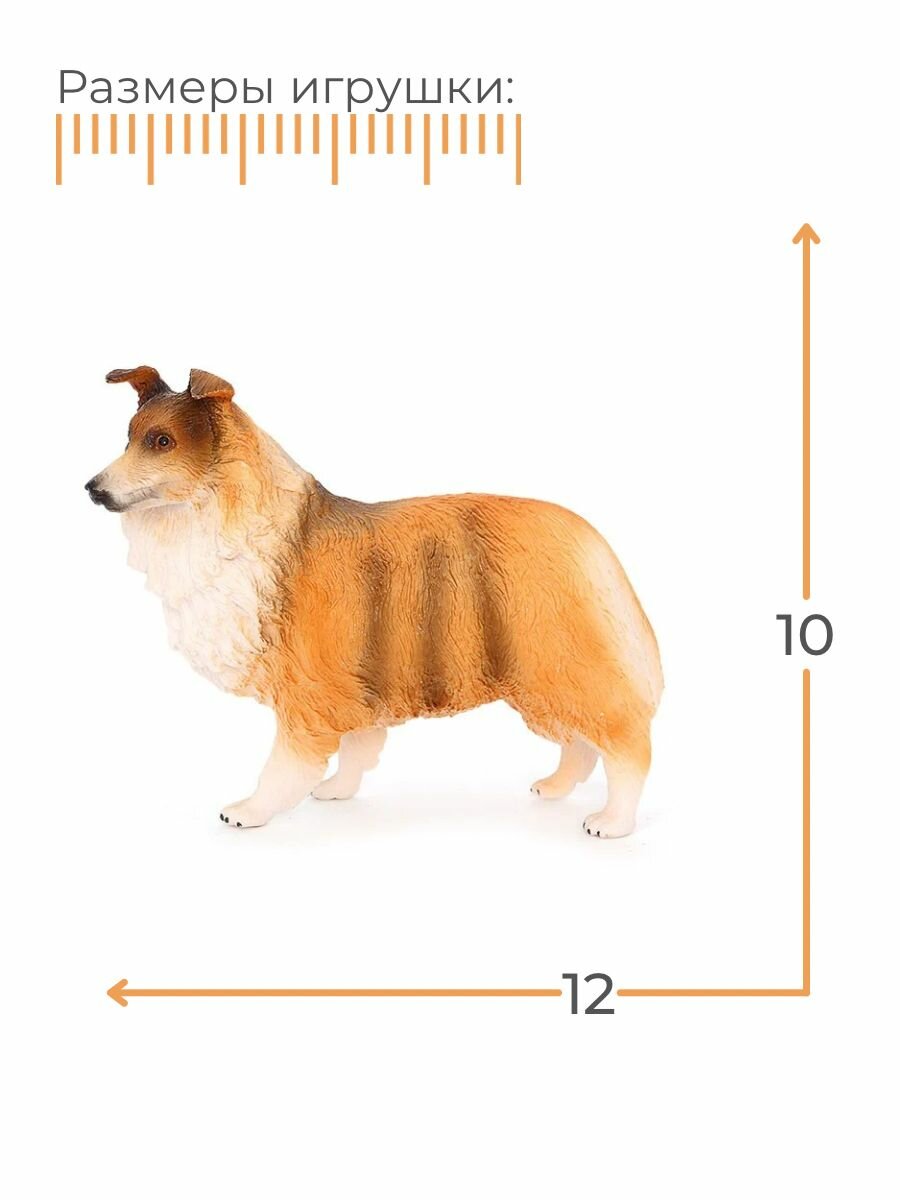 Фигурка собака Колли / Игрушечные собачки — фото 1