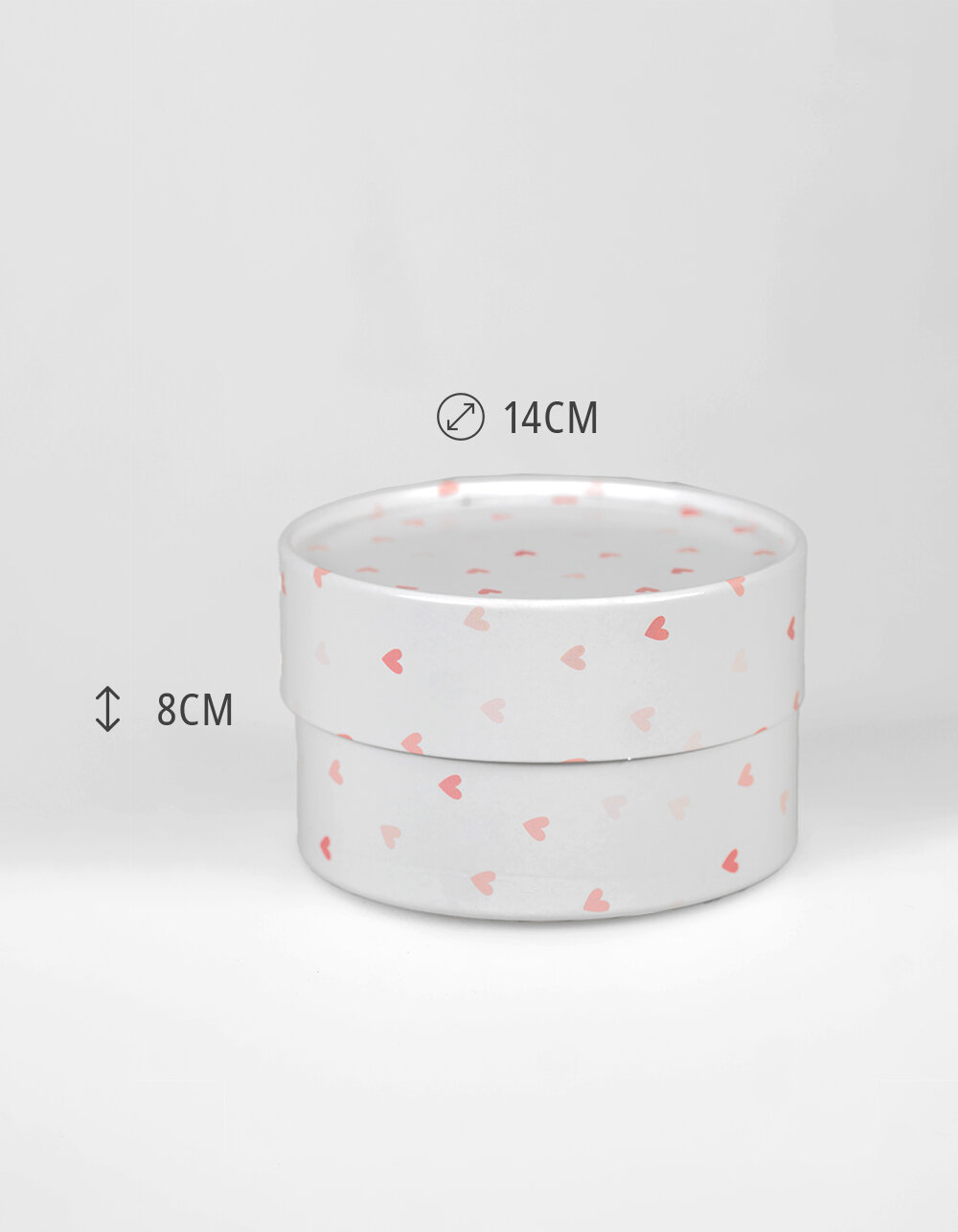 Подарочная коробка завальцованная 14 х 8 см. 