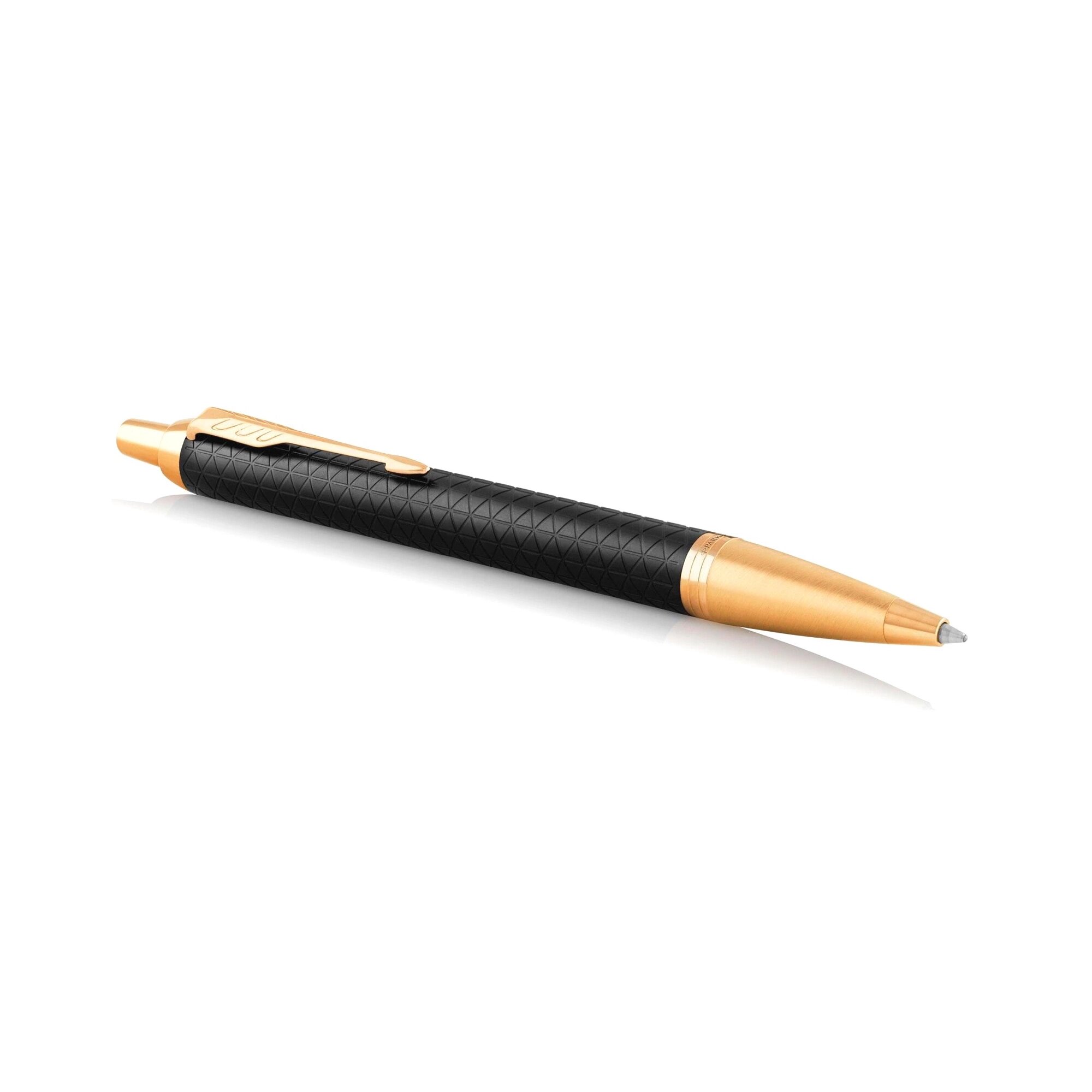 Ручка шариковая Parker IM Premium K323 Black GT, цвет чернил синий (cw1931667)