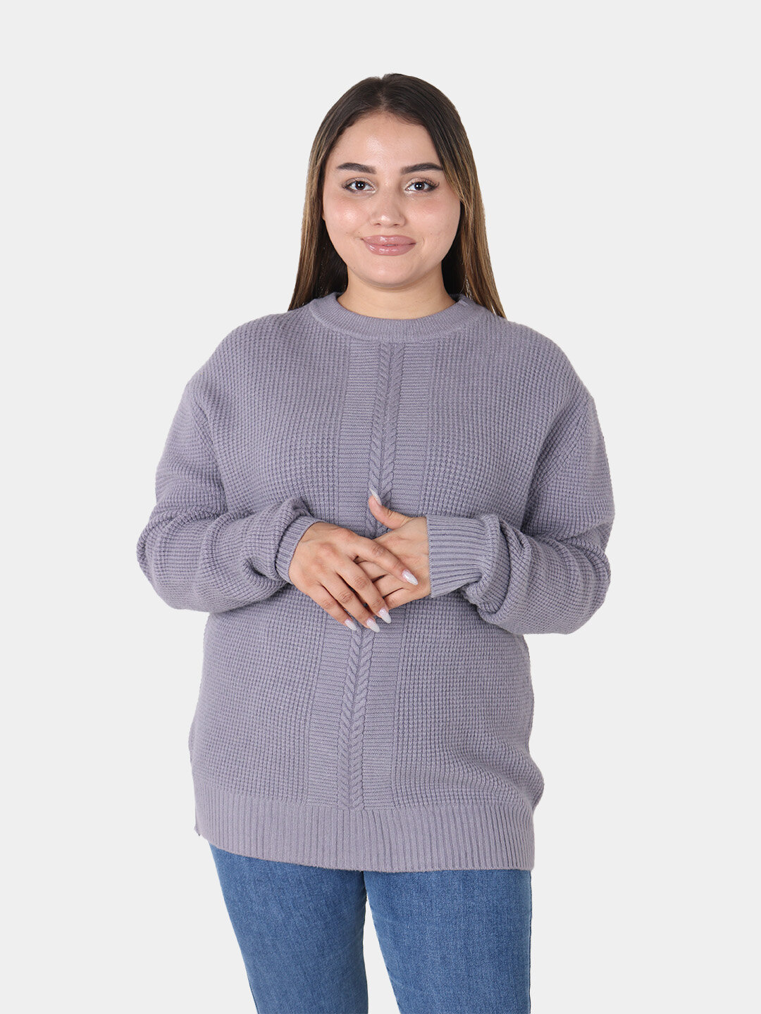 Джемпер , размер One Size, сиреневый