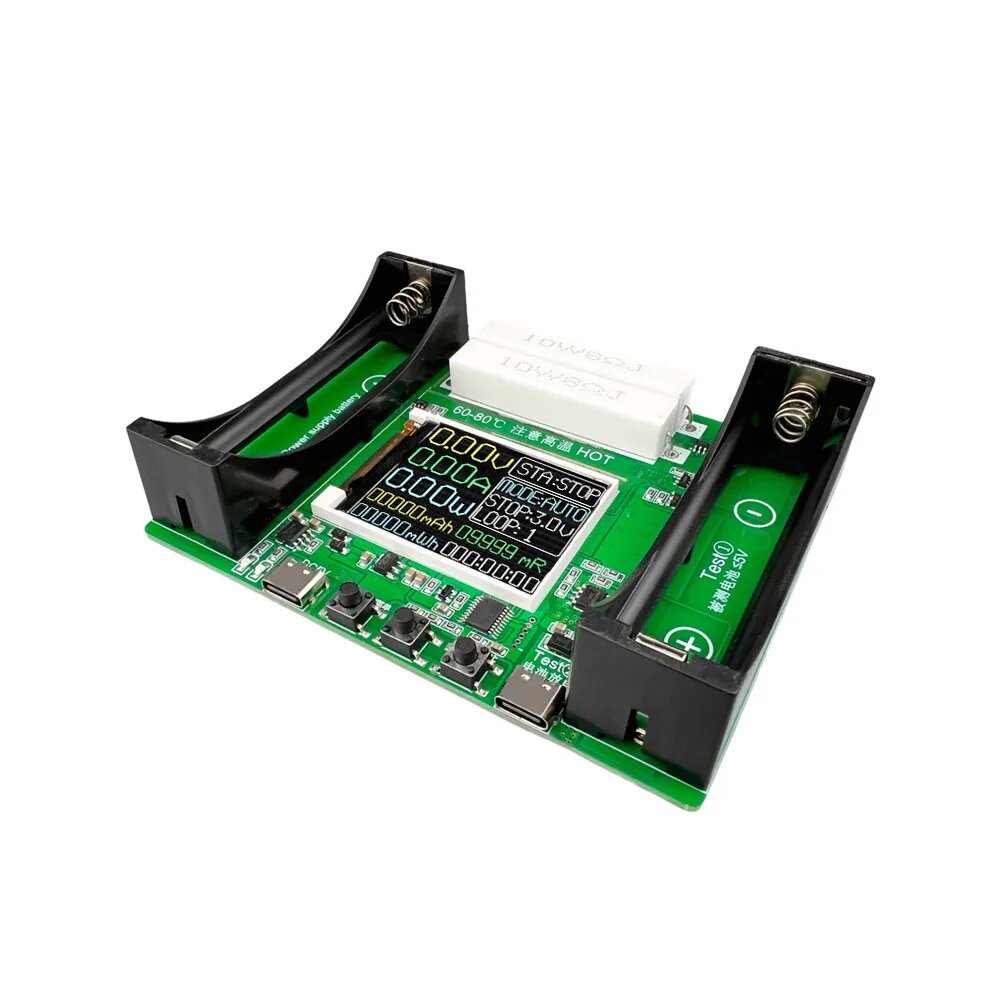 GOOGZON 18650 Type-C LCD Display Battery Capacity Tester