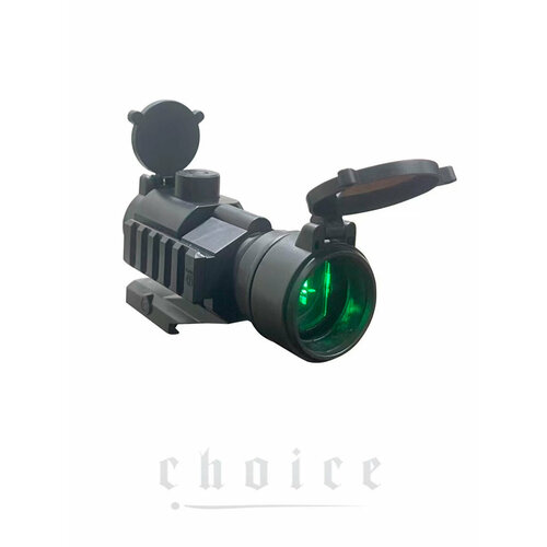 Коллиматорный прицел с крышками закрытого типа, с подсветкой, черный