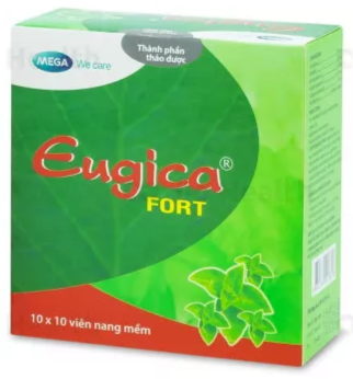 Eugica Fort 100 шт - капсулы от простуды усиленного действия содержащие эфирные масла