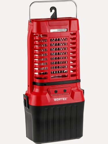 Изображение товара Аккумуляторная лампа от насекомых WORTEX CBZ 1825 XLT SOLO 18В, 10 Вт, напряжение сетки 2500 В